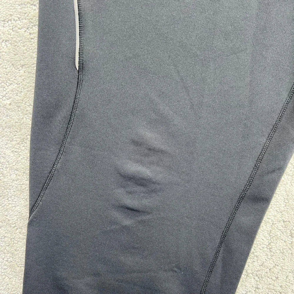 Brooks Track Pants Mens Large Black Athletic Running Active Ankle Zip Pockets